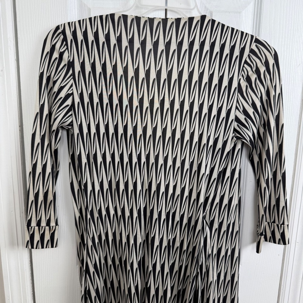 Diane von Furstenberg DVF New‎ Julian Two Silk Wrap Dress Geometric Print 4 $595 - Picture 12 of 16